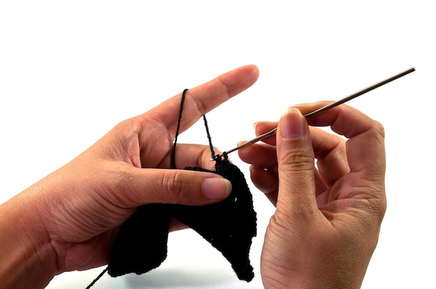 proces vyšívania krok za krokom